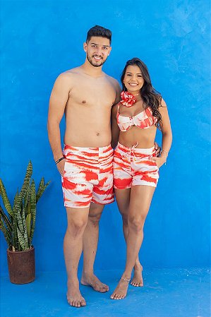 Casal discount moda praia