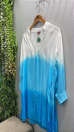 Saída De Vestido Manga Três Quartos Tunica San Maré