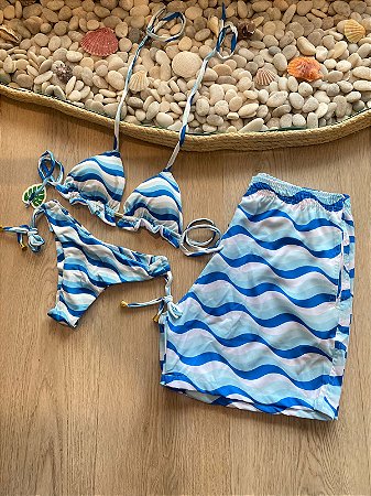 Kit Casal Biquini Samara + Short