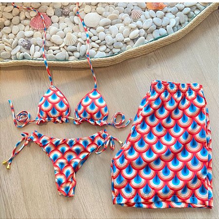 Kit Casal Biquini Samara + Short