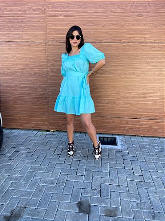 Vestido Nanda Azul