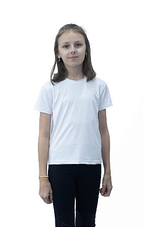 Camiseta Infantil Dry Fit 90 % Poliamida 10% Elastano Proteção UV 50+ Proteção HiClo