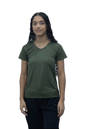 Camiseta Feminina em Poliamida com Proteção UV 50+