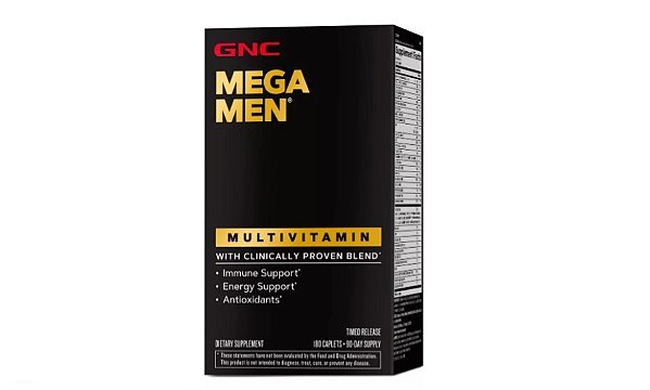 Multivitaminico Mega Men 180 Tabletes Gnc - Importado