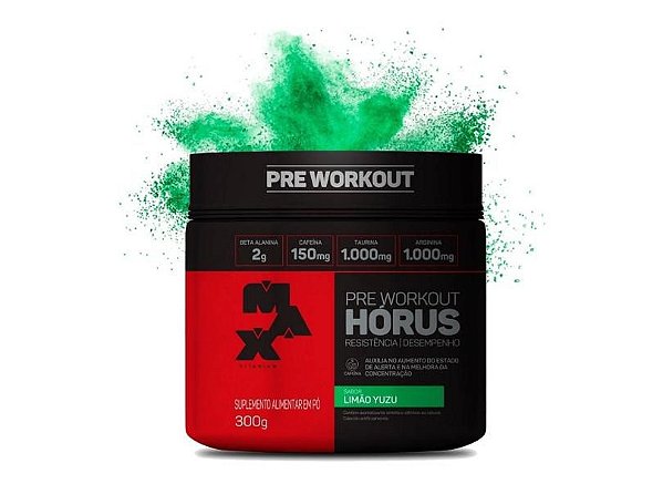 Pré Treino Horus 300g - Max Titanium