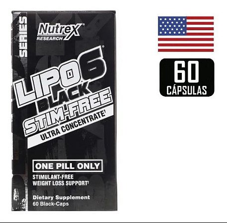Lipo 6 Black Stim Free - Nutrex  (Formula Sem Estimulante)