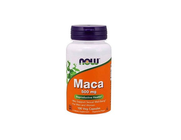 Maca Peruana 500mg (100 Caps) Now Foods - Importada