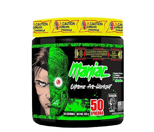 Maniac Extreme Pre-Workout (300g) - Terror Labz