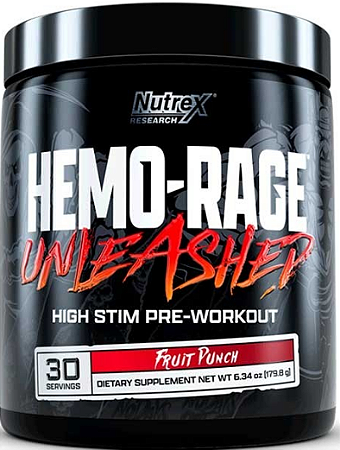 Pré Treino Hemo-rage Unleashed 180g ( 30 Serv ) - Importado!