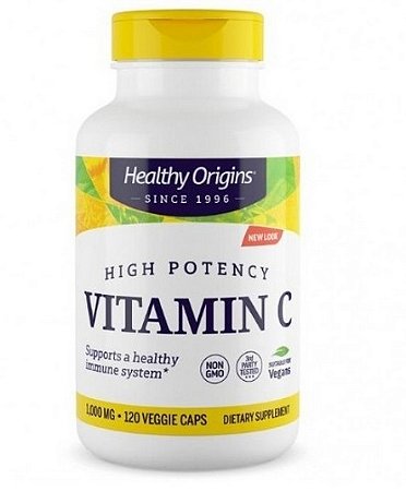 Vitamina C 1000 120caps - Healthy Origins