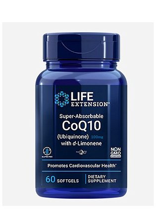 Coenzima Q-10 100mg - 60 softgels - Life Extension