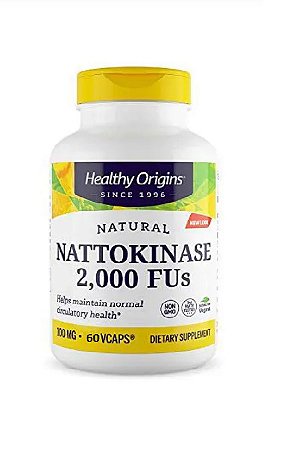 Nattokinase 2,000 FUs - 60 veganCaps - healthy origins