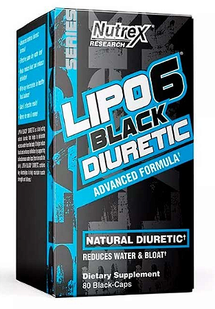 Lipo 6 Black Diuretic (80 cápsulas) - Nutrex