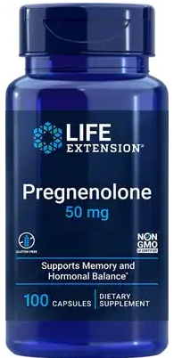 Pregnenolona 50mg 100 caps - Life Extension