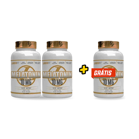 Compre 2 Leve 3 - Melatonina 10mg (120 Caps) - LanderFit