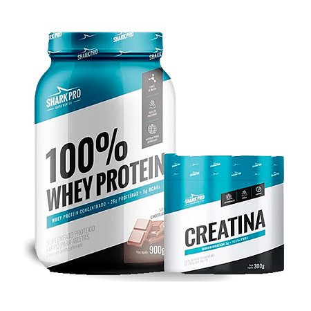 Kit Whey 100% + Creatina pura