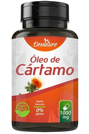 Óleo de Cartamo 1000mg 100 cápsulas