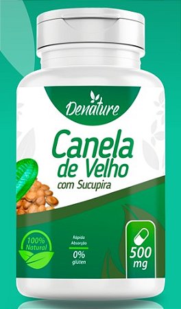 Canela De Velho com Sucupira 60 Cápsulas 500mg 100% Natural
