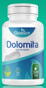 Dolomita 60 Caps 500 mg