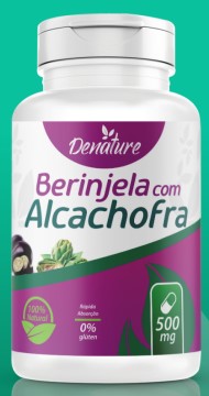Berinjela com Alcachofra 60 Caps. 500mg