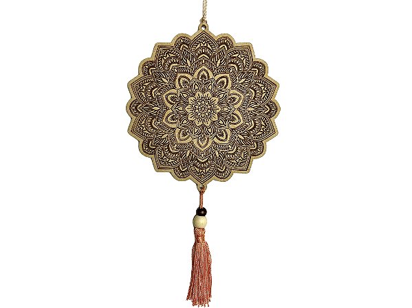 Mini Mandala Chackra Coronário Eu Superior 12 cm