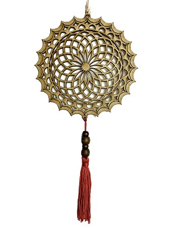 Mini Mandala Geometria Sagrada - Sorte 12 cm