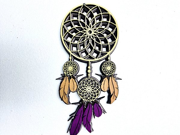 Mandala Filtro dos Sonhos 20x8cm
