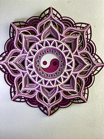 Mandala Taiji - Yng Yang - disponivel em 4 cores - sob encomenda