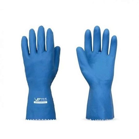 LUVA VOLK LATEX NATURAL VERNIZ SILVER SLIM CA 37277