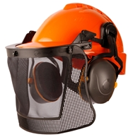 KIT JARD. CAPACETE C/ PROTETOR FACIAL E CONCHA