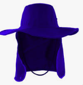 CHAPÉU PESCADOR SOL PROTEÇÃO NUCA PESCOÇO  - AZUL