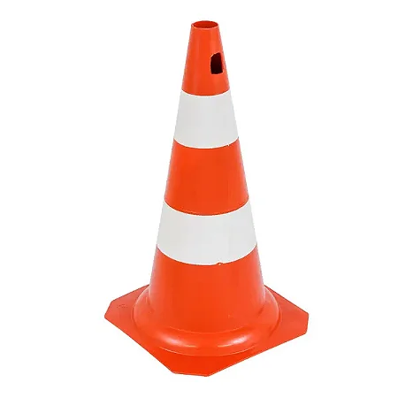 CONE RIGIDO 50CM SEM REFLETIVO LARANJA - KTELI