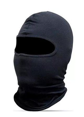 TOUCA NINJA BALACLAVA PRETA ALGODAO