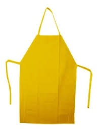 AVENTAL DE PVC FORRADO AMARELO CA 21075 - 1,20 X 0,70