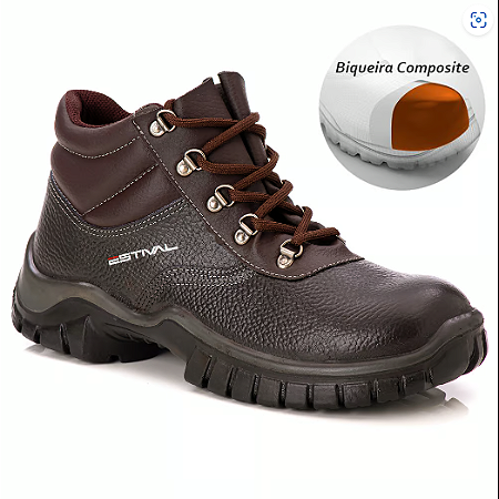 BOTA ESTIVAL WORK COMPOSITE WO10033S1 MARROM - CA 42553