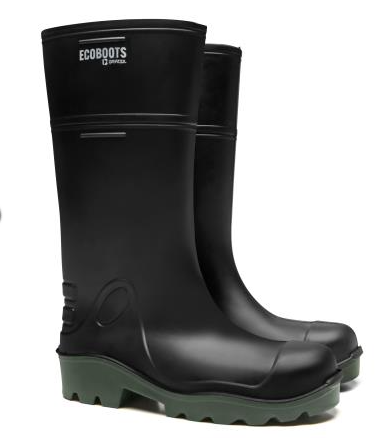 BOTA POLIURETANO PRETA CANO LONGO BICO DE COMPOSITE SOL VERDE 91BPUL100  CA 34233 BRACOL