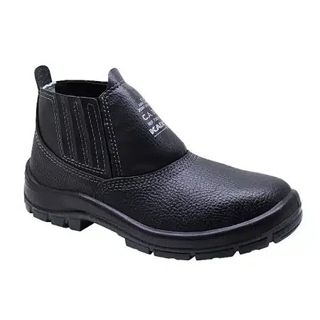 BOTINA KADESH FLEX ELASTICO PRETA BIQUEIRA PVC CA 36982