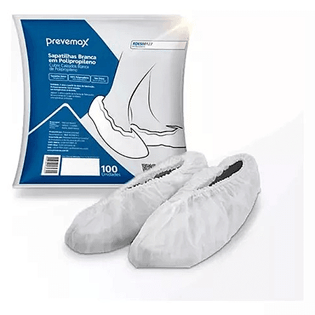 SAPATILHA PROPÉ TNT C/E BR 100PÇS PREVEMAX -  10G/M²