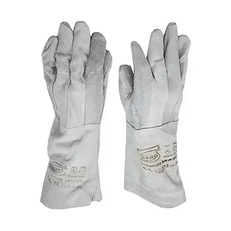 LUVA DE RASPA ZANEL COM REFORCO INTERNO 20CM CA-16074