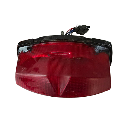 Lanterna traseira zx7 1993 a 1995 original + conectores de lampada