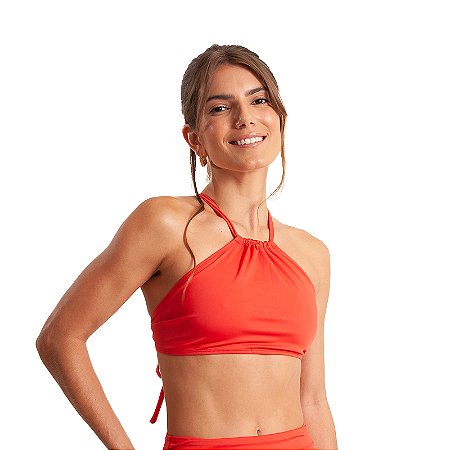 Biquíni.Rio Sutiã de Biquíni Reserva Cropped Vermelho