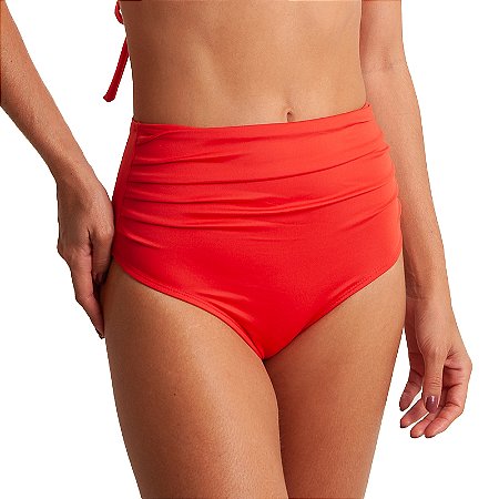 Biquíni.Rio Calcinha de Biquíni Paola Hot Pants Vermelho