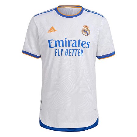 Camisa 1 Real Madrid 21/22 Jogador Adidas Masculina - Camisas de Time