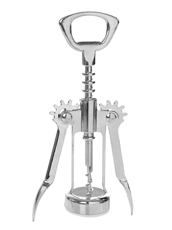 Saca Rolha 17cm de Aço Inox Abridor de Garrafa