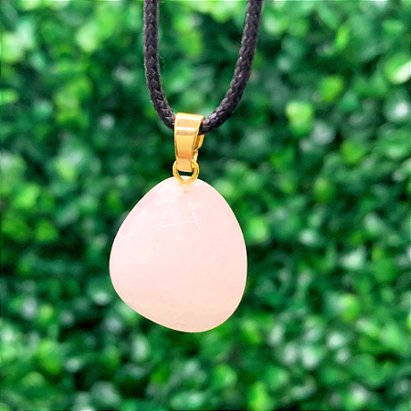 PINGENTE DE QUARTZO ROSA – Amor, Cura Emocional e Harmonia