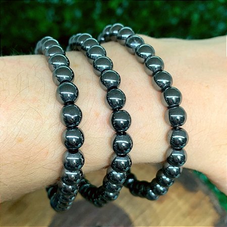 PULSEIRA DE HEMATITA – Proteção, Coragem e Equilíbrio