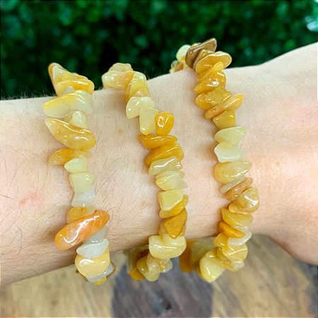 PULSEIRA DE JASPE AMARELO