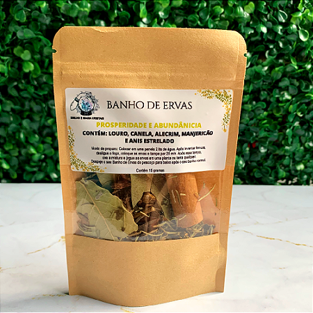 BANHO DE ERVAS - PROSPERIDADE E ABUNDÂNCIA