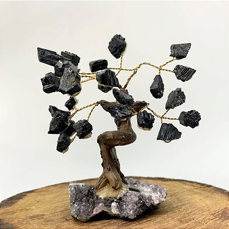 ÁRVORE DE TURMALINA NEGRA - Proteção e Espiritualidade