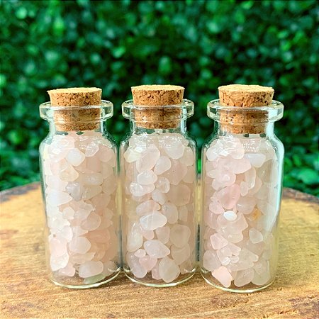 GARRAFINHA DE QUARTZO ROSA – Amor, Cura Emocional e Harmonia